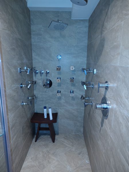 Spa Shower with Body Jets — Bathrooms project by NC Total Construction