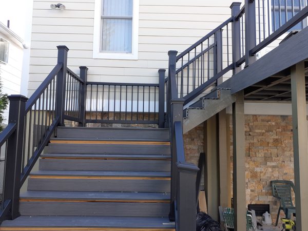 Composite Deck & Stairs — Outdoor & Hardscape project by NC Total Construction